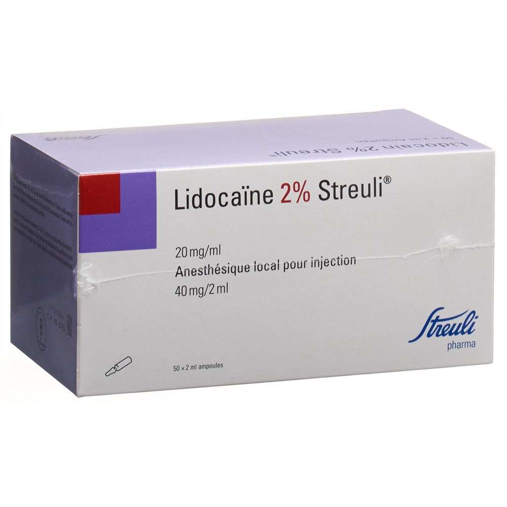 LIDOCAINE 2% 40 mg/2ml, image 2 sur 2