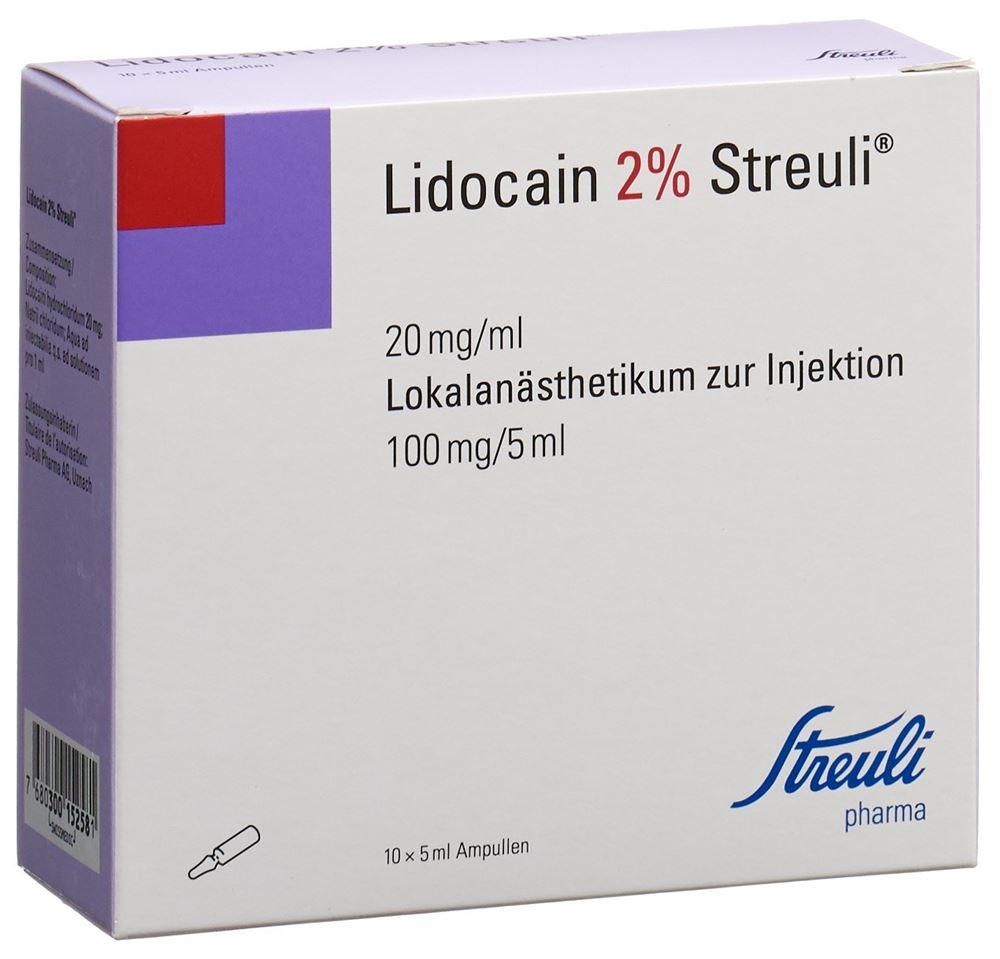LIDOCAINE Streuli 100 mg/5ml, image principale