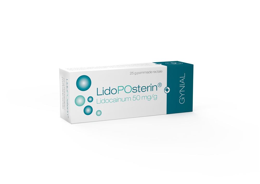 LIDOPOSTERIN pommade rectale 50 mg/g