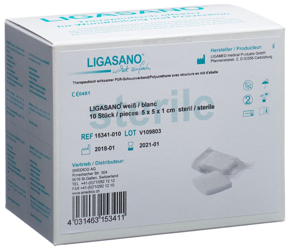 LIGASANO Schaumstoff Kompressen