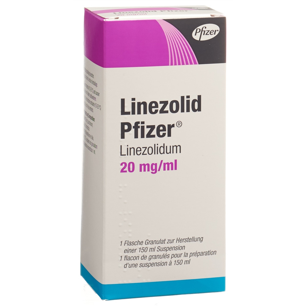 LINEZOLIDE Pfizer 20 mg/ml, image principale