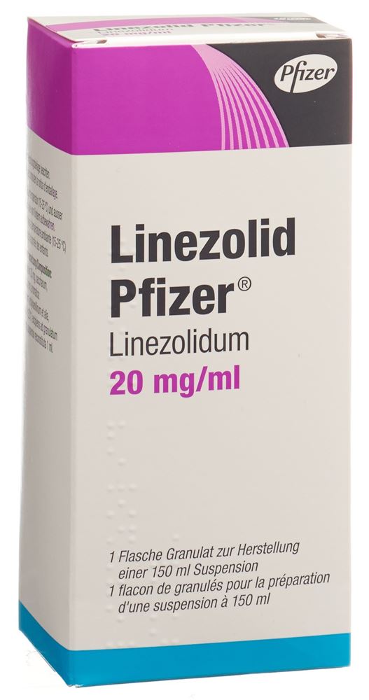 LINEZOLIDE Pfizer 20 mg/ml, Hauptbild