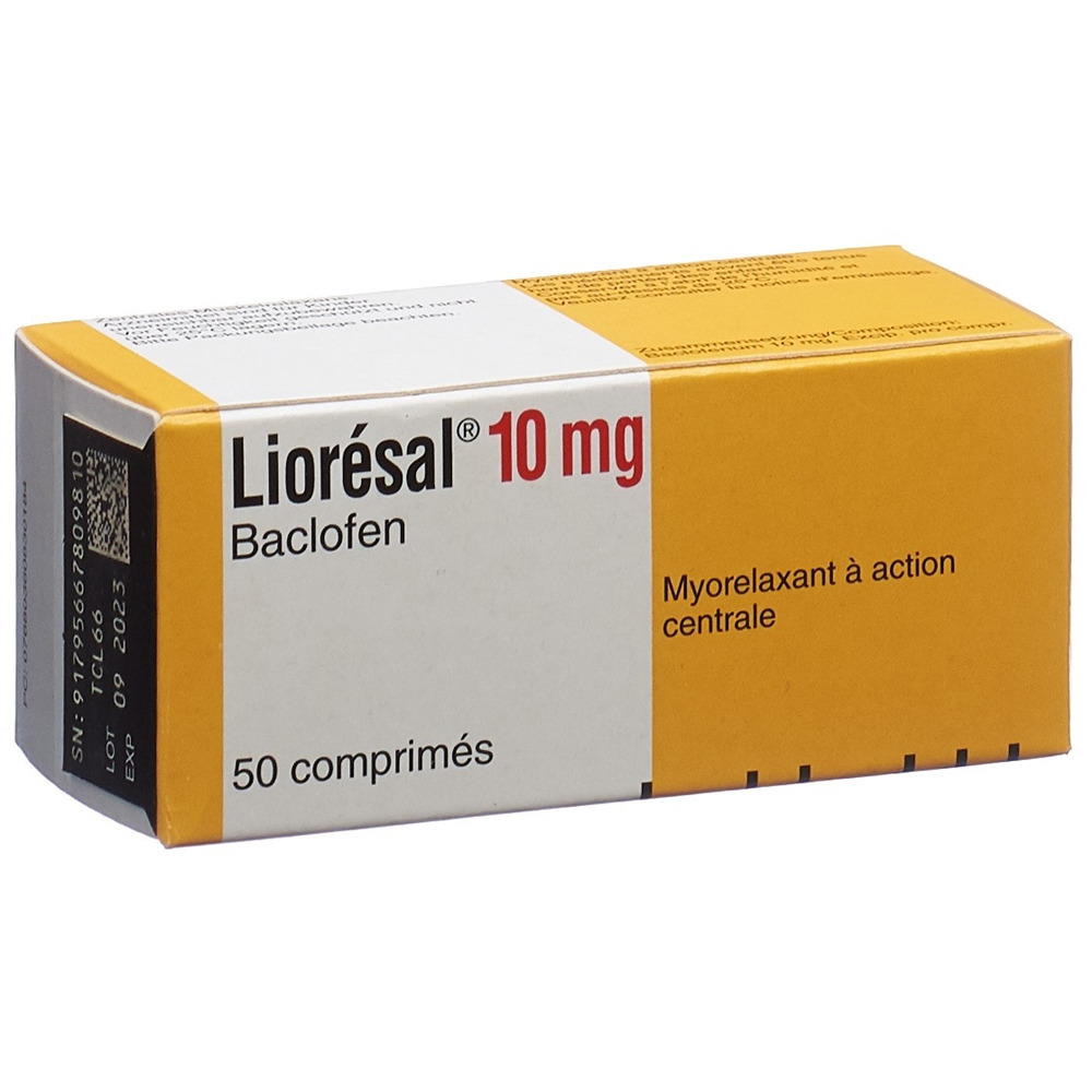 LIORESAL cpr 10 mg blist 50 pce, image 2 sur 2