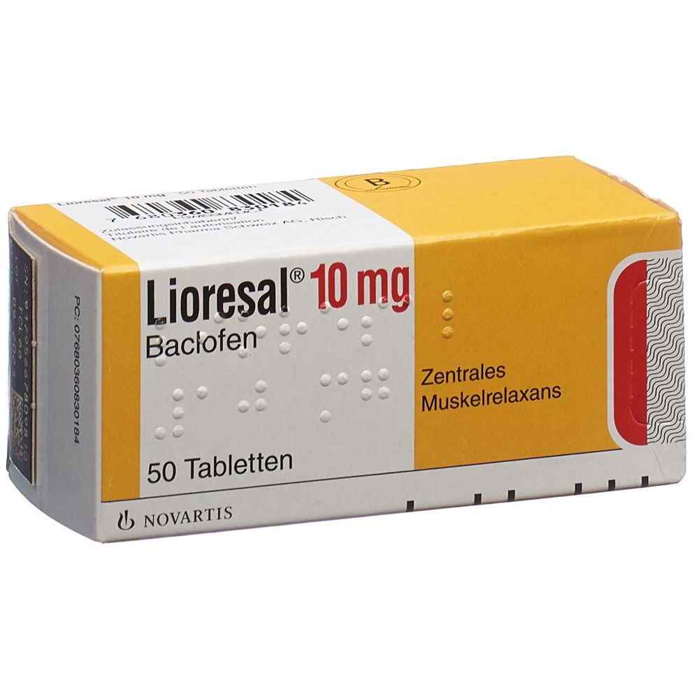 LIORESAL cpr 10 mg blist 50 pce, image principale