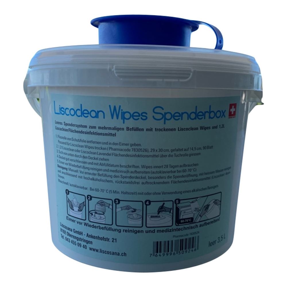 LISCOCLEAN Wipes boîte distributeur, image principale