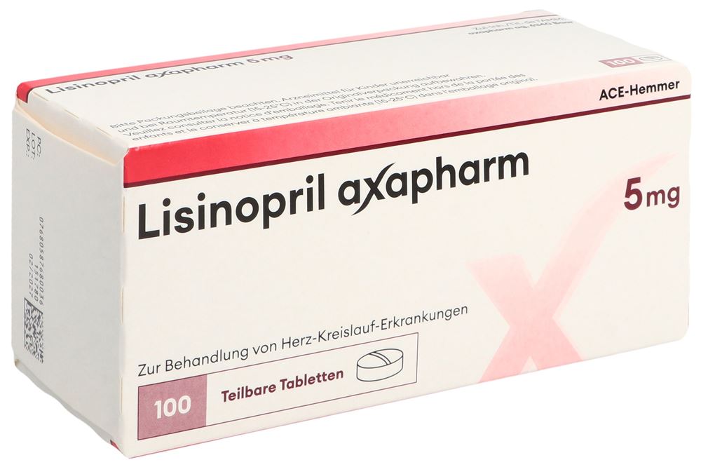 LISINOPRIL axapharm 5 mg, image principale