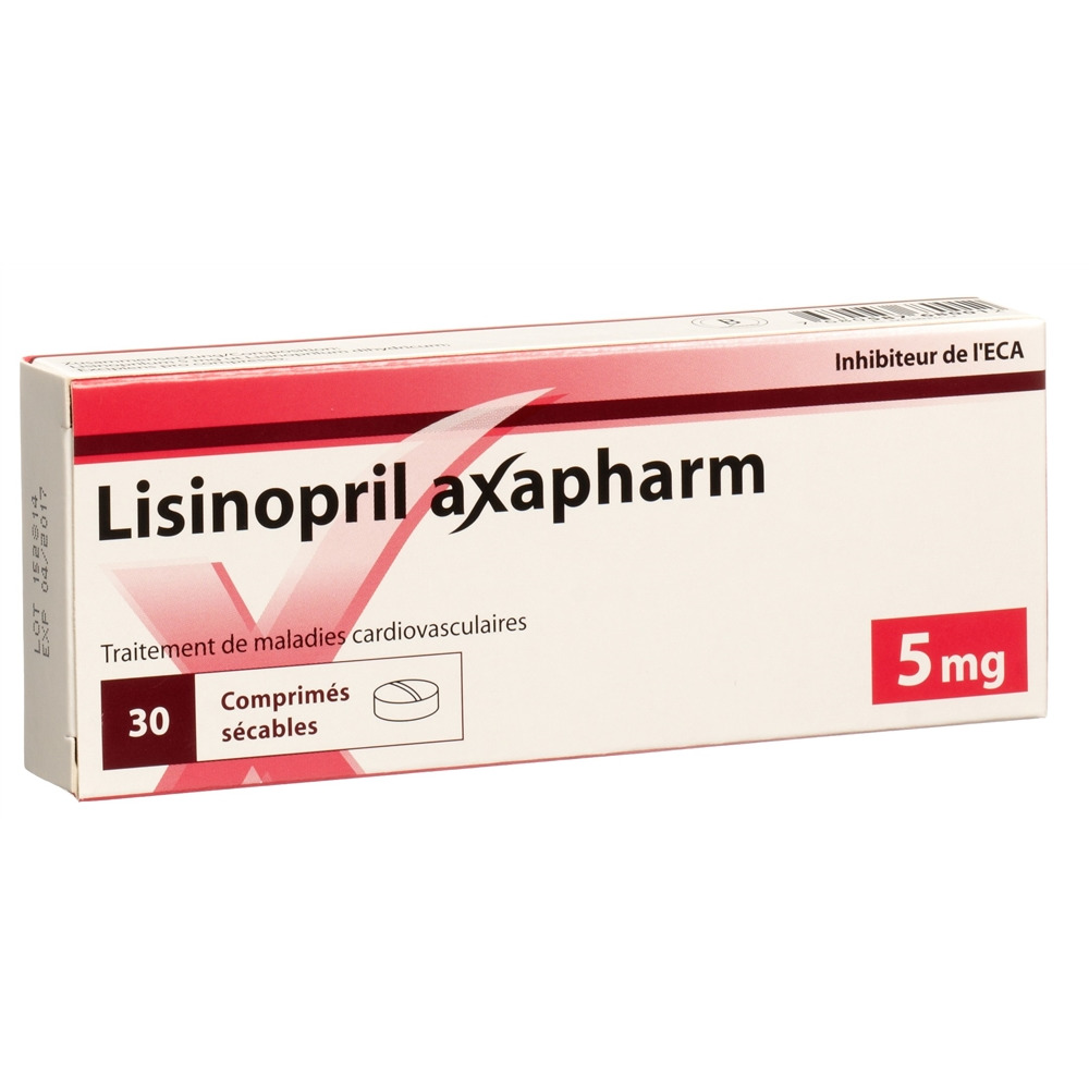 LISINOPRIL axapharm 5 mg, image 2 sur 2