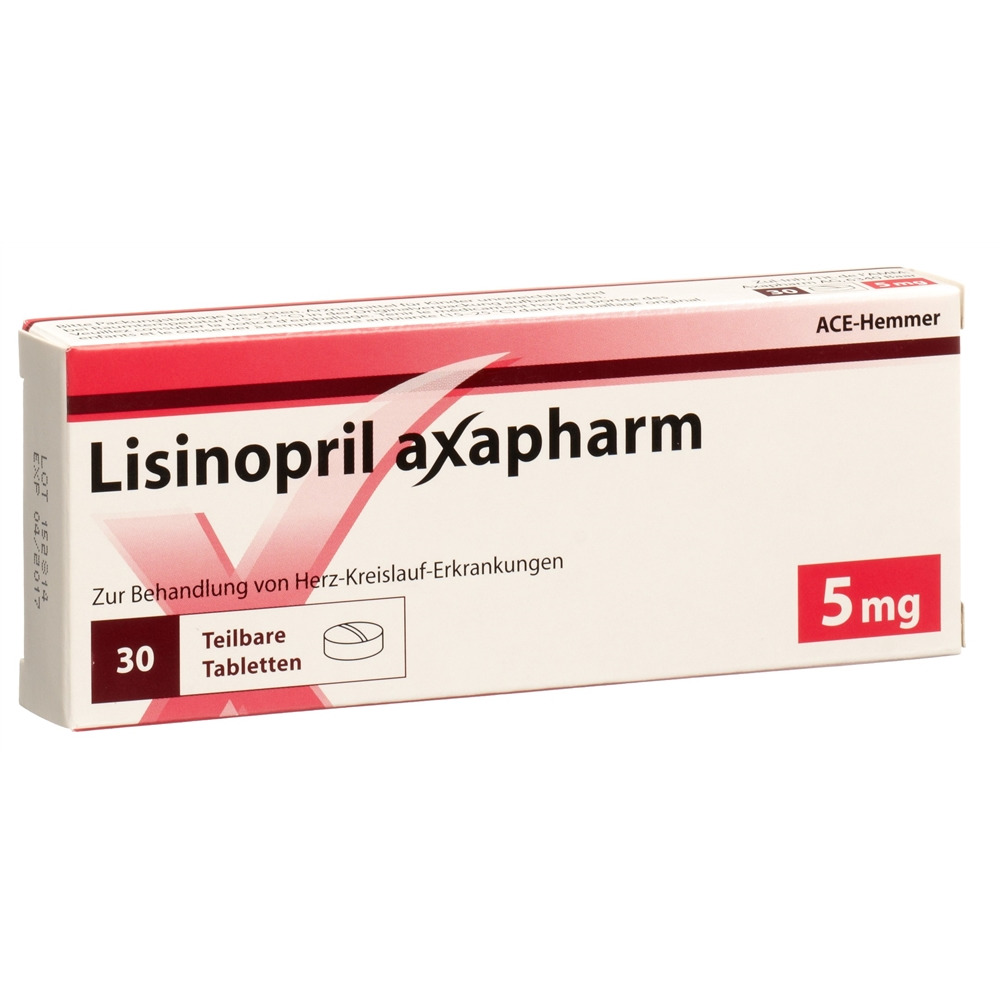 LISINOPRIL axapharm 5 mg, image principale