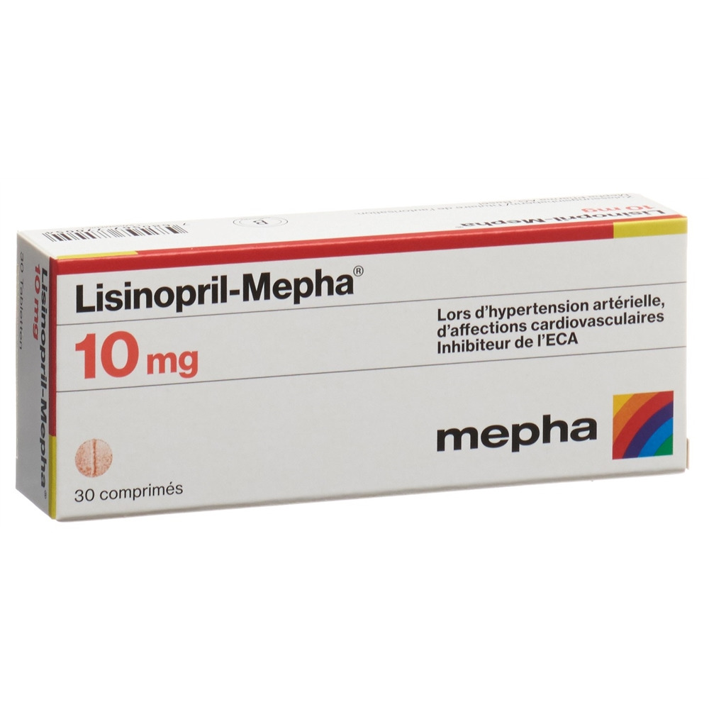 LISINOPRIL Mepha 10 mg, image 2 sur 2