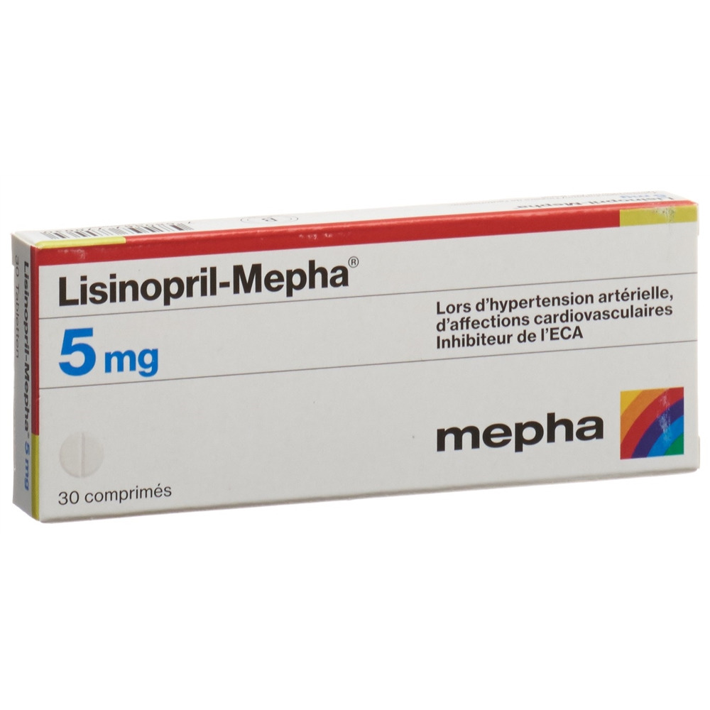 LISINOPRIL Mepha 5 mg, image 2 sur 2