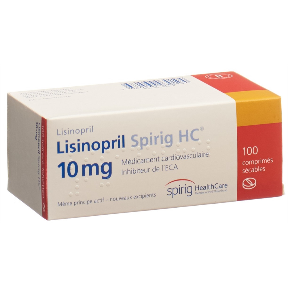 LISINOPRIL Spirig HC 10 mg, image 2 sur 2