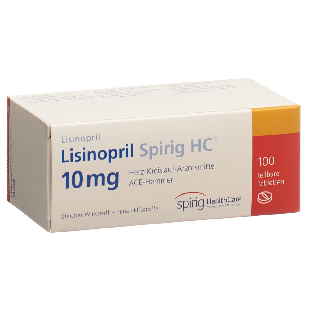 LISINOPRIL Spirig HC 10 mg, image principale