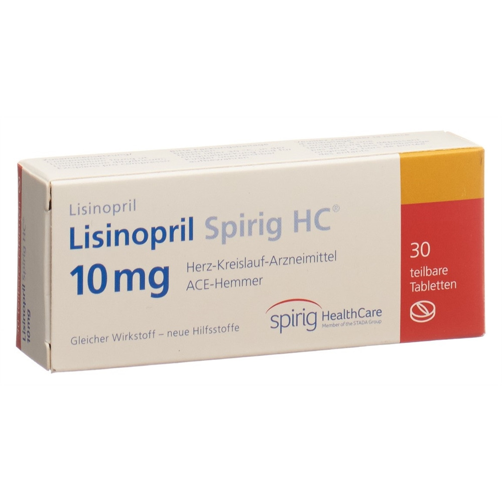 LISINOPRIL Spirig HC 10 mg, image principale