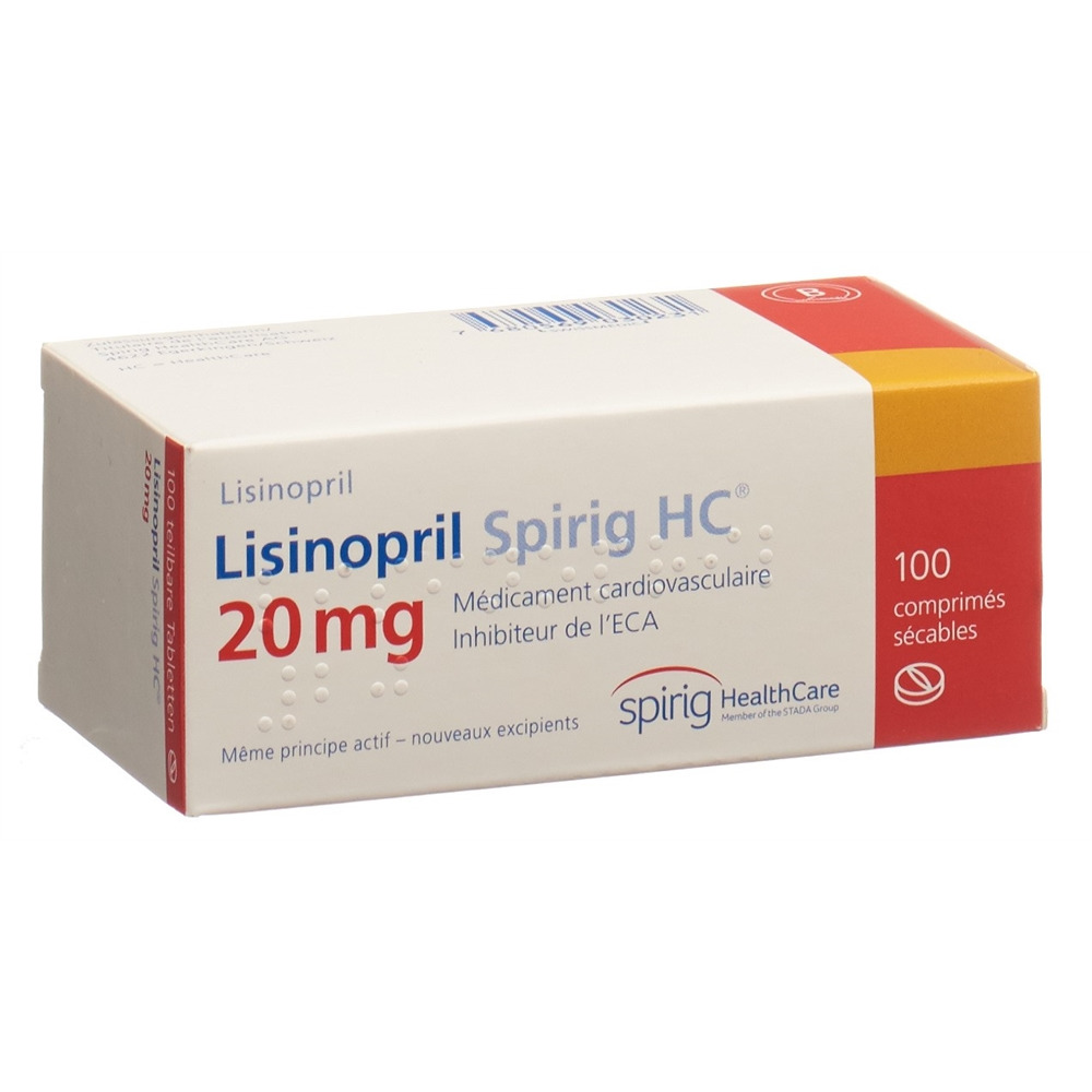 LISINOPRIL Spirig HC 20 mg, image 2 sur 2