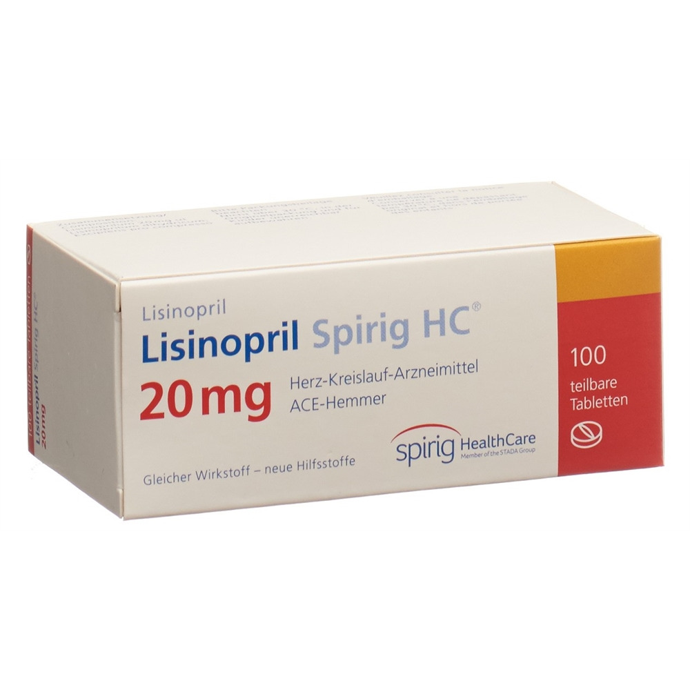 LISINOPRIL Spirig HC 20 mg, Hauptbild