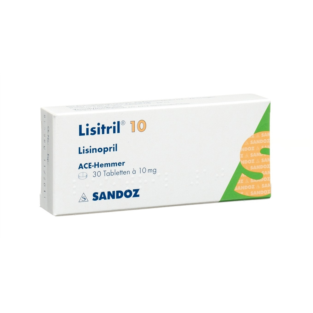 Lisitril cpr 10 mg blist 30 pce, image principale