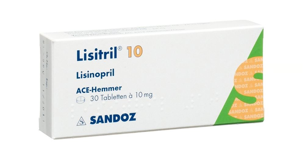 Lisitril cpr 10 mg blist 30 pce, image principale
