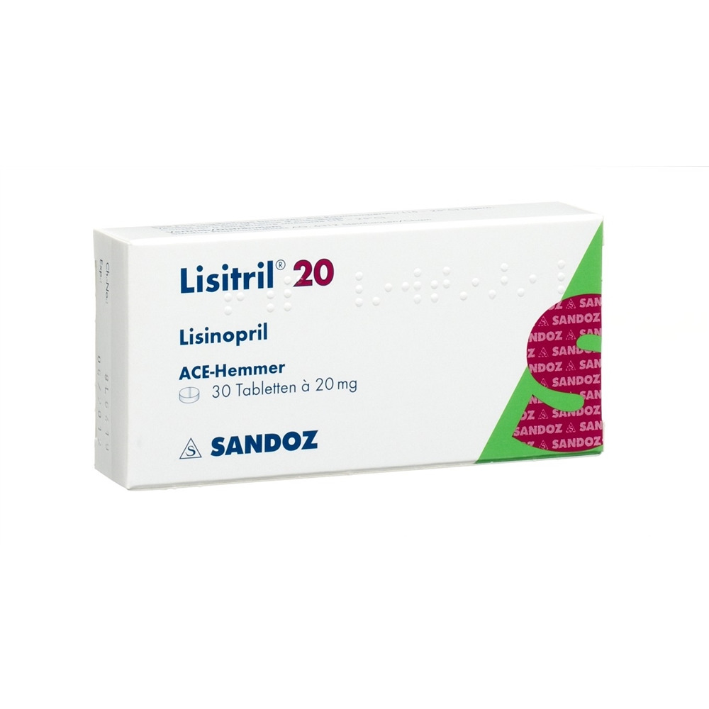 Lisitril cpr 20 mg blist 30 pce, image principale