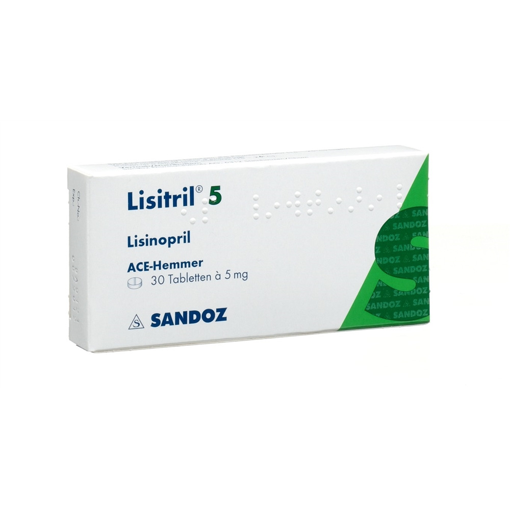 Lisitril cpr 5 mg blist 30 pce, image principale