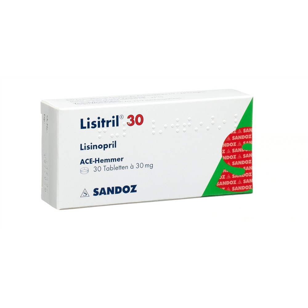 Lisitril Tabl 30 mg Blist 30 Stk, Hauptbild