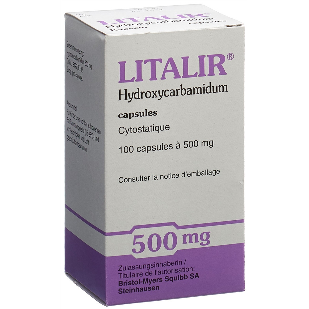 LITALIR caps 500 mg bte 100 pce, image 2 sur 2