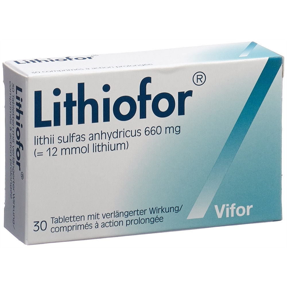 LITHIOFOR cpr ret 660 mg blist 30 pce, image principale