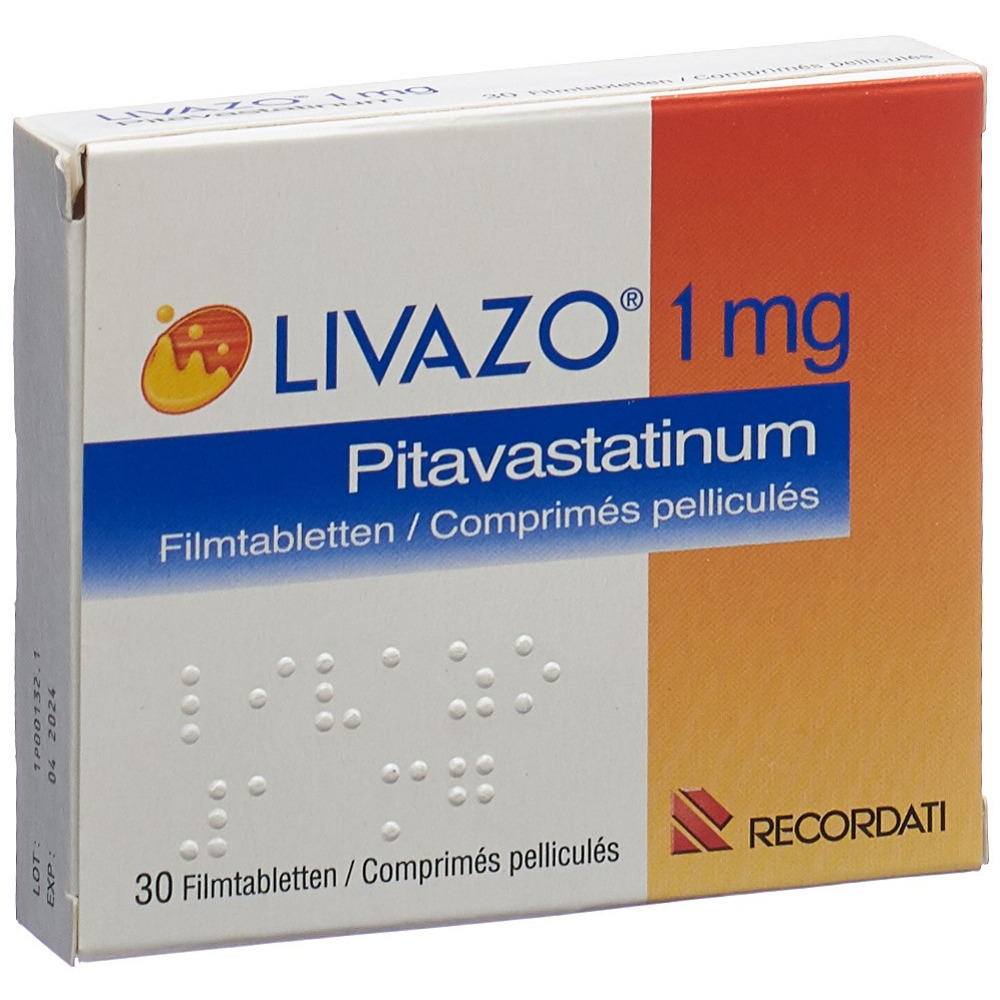 LIVAZO cpr pell 1 mg blist 30 pce, image principale