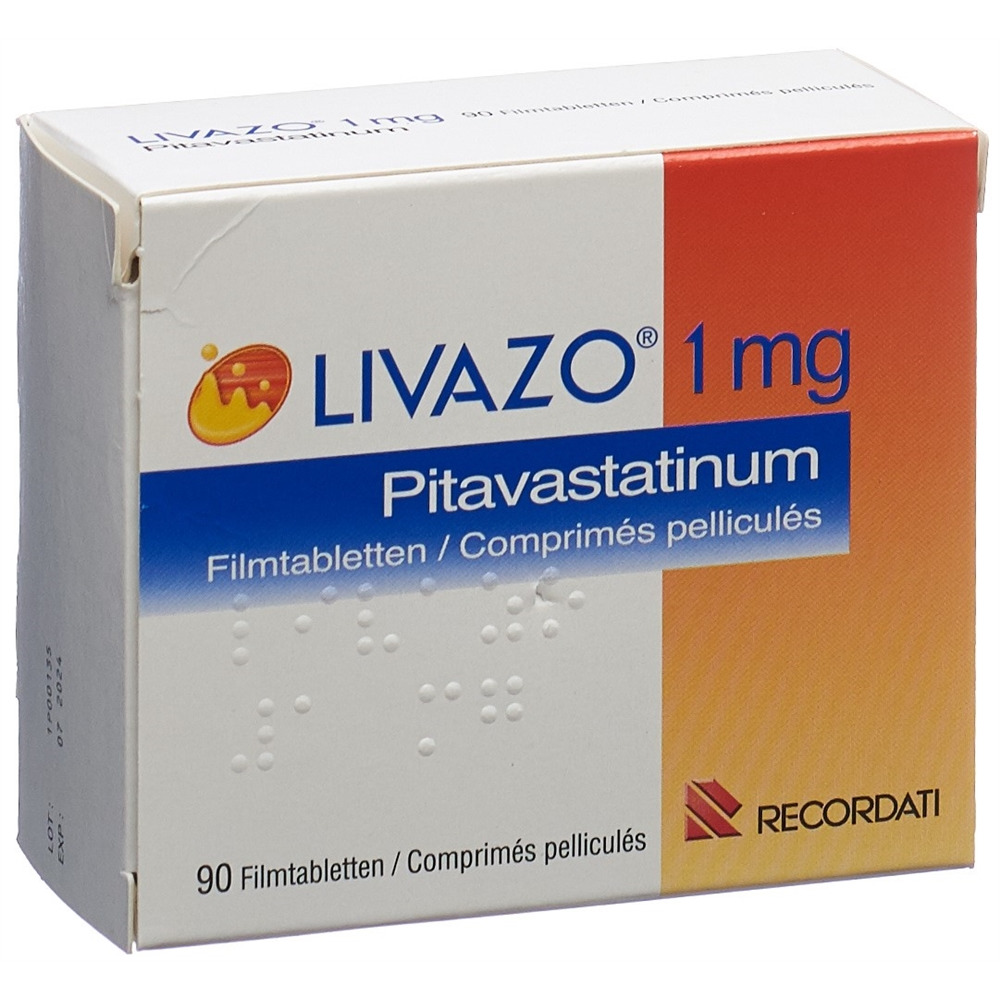 LIVAZO Filmtabl 1 mg Blist 90 Stk, Hauptbild