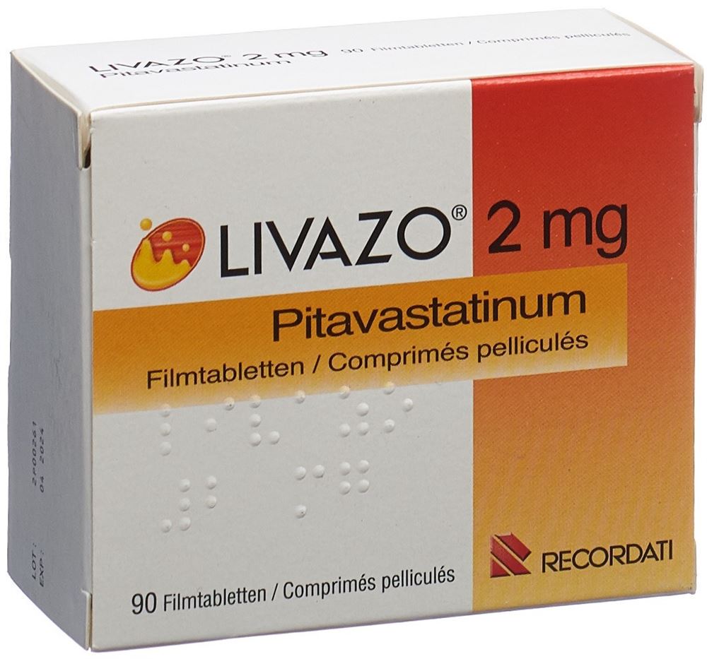 LIVAZO Filmtabl 2 mg Blist 90 Stk, Hauptbild