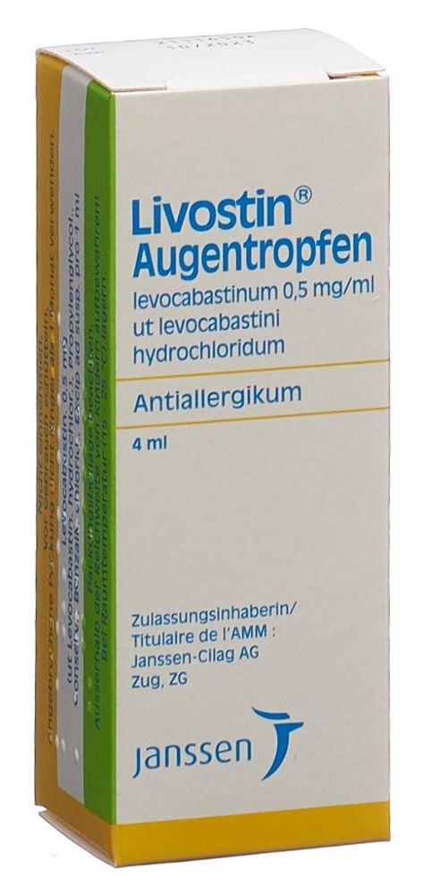 LIVOSTIN Gtt Opht 0.5 mg/ml Fl 4 ml