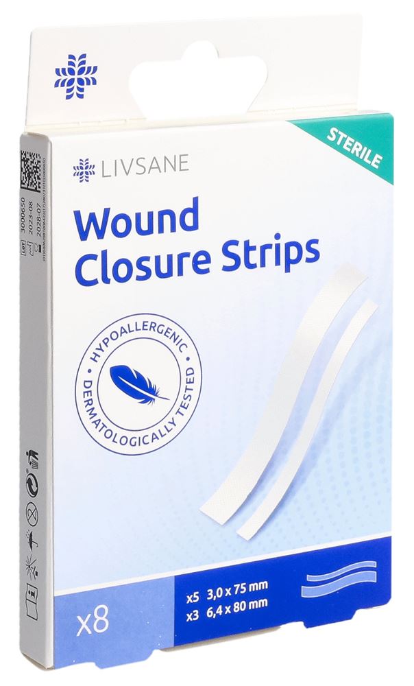 LIVSANE Bandelettes de fermeture de la plaie