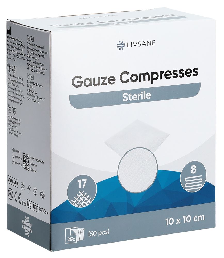 LIVSANE compresse de gaze