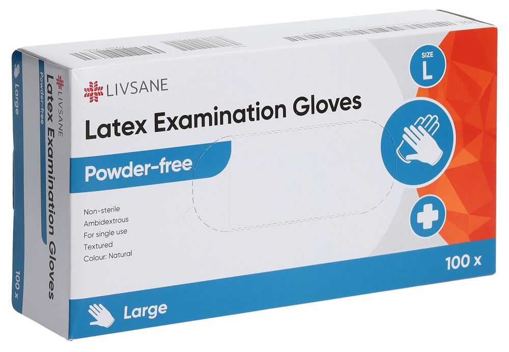 LIVSANE gants d'examen en latex
