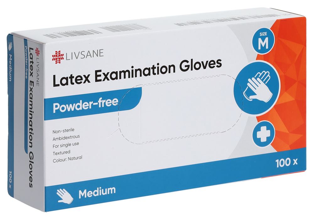 LIVSANE gants d'examen en latex