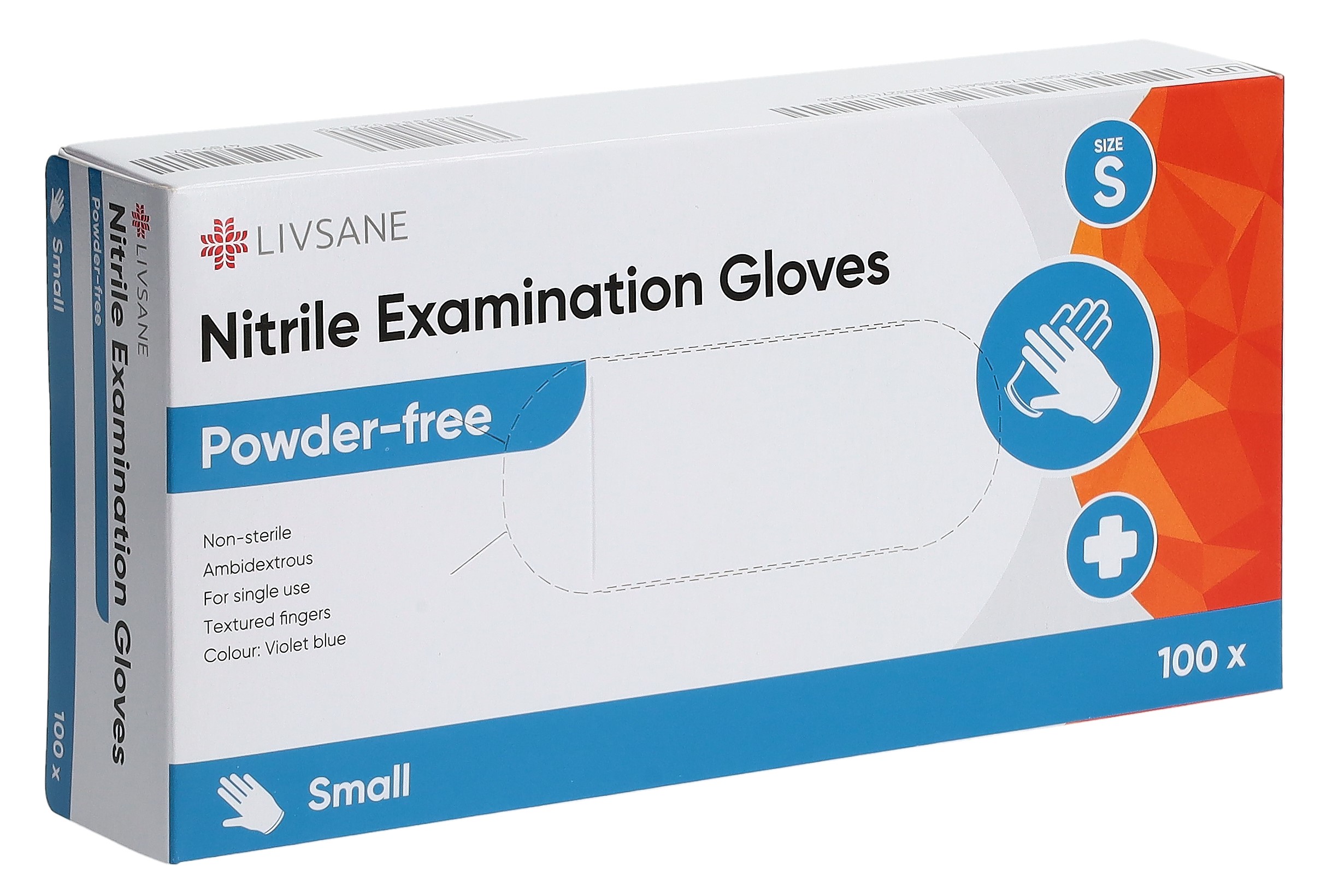 LIVSANE gants d'examen en nitrile