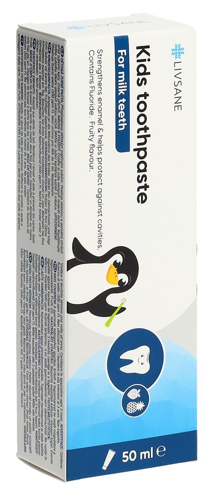 LIVSANE Kinderzahnpasta für Milchzähne