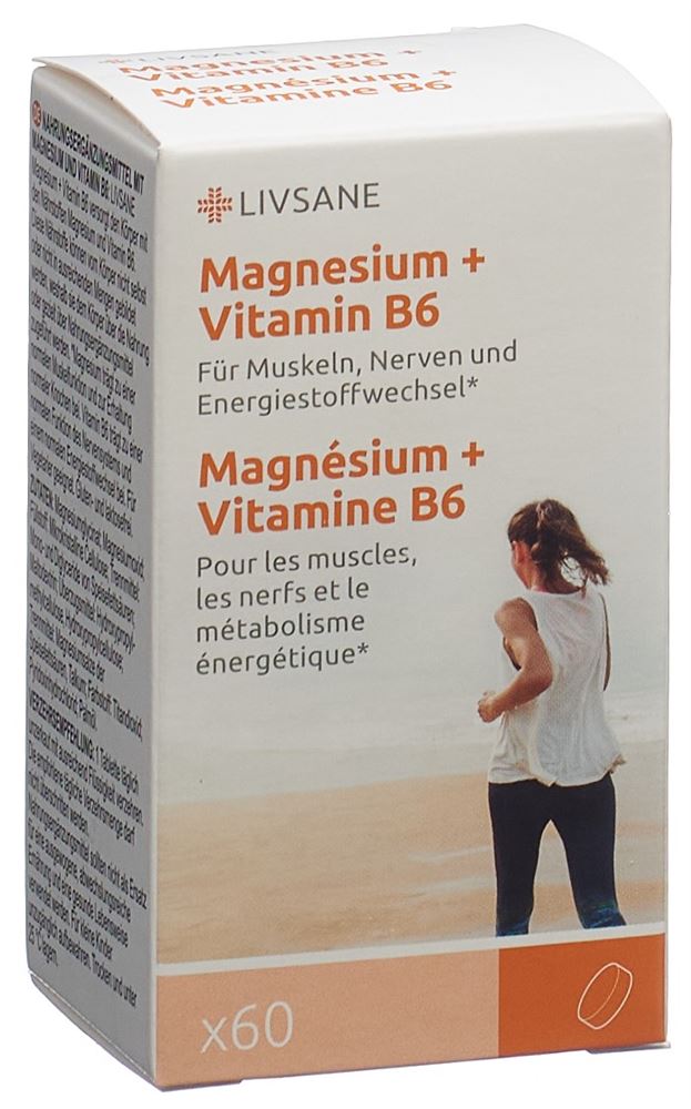 LIVSANE Magnesium + vitamine B6, image principale