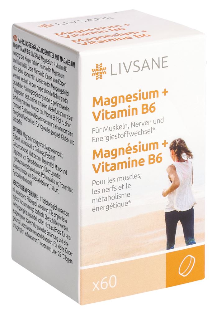 LIVSANE Magnesium + vitamine B6