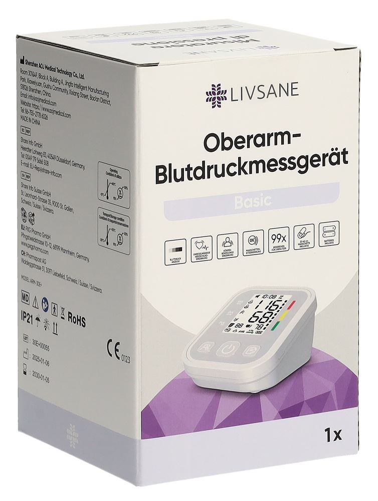 LIVSANE Oberarm-Blutdruckmessgerät
