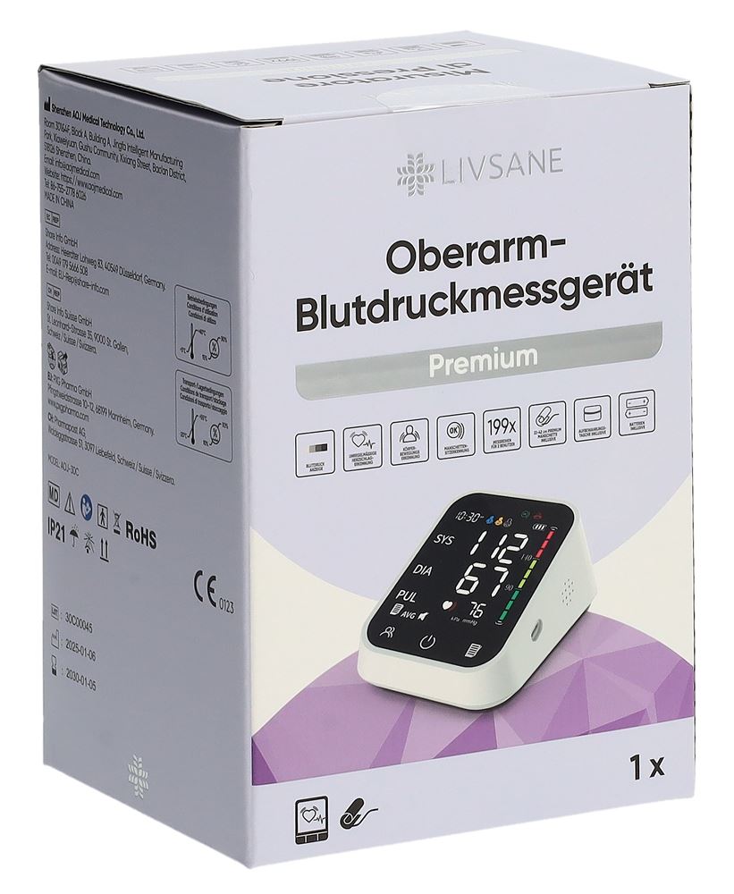 LIVSANE Oberarm-Blutdruckmessgerät