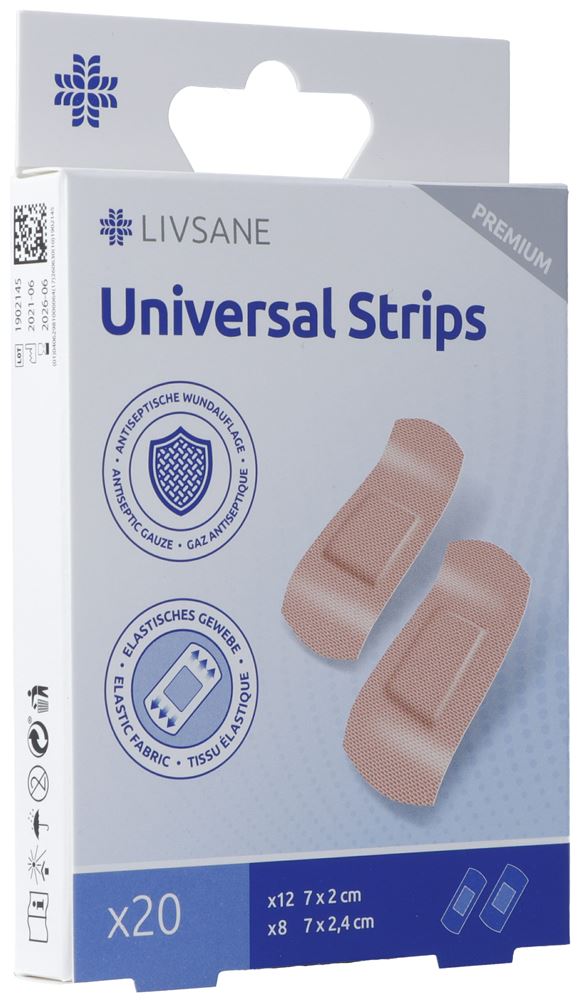 LIVSANE Premium pansements universels en bandes, image principale