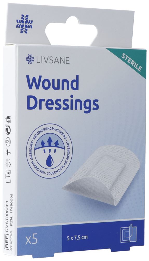 LIVSANE Sterile Wound Dressings, Hauptbild