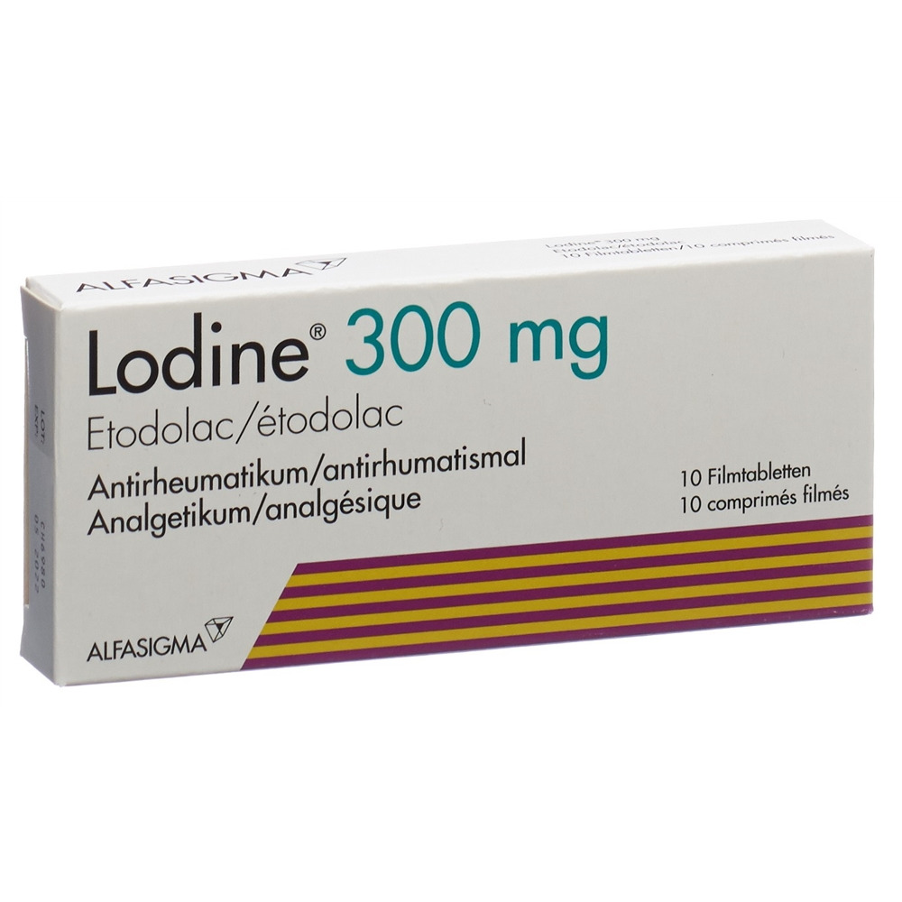 LODINE Filmtabl 300 mg Blist 10 Stk, Hauptbild