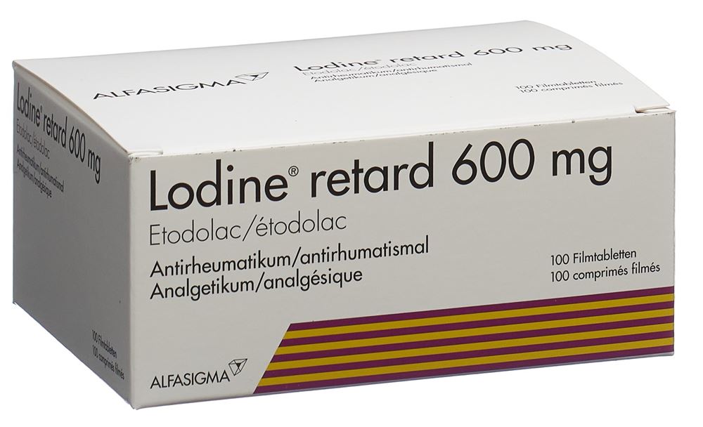 LODINE retard 600 mg, image principale