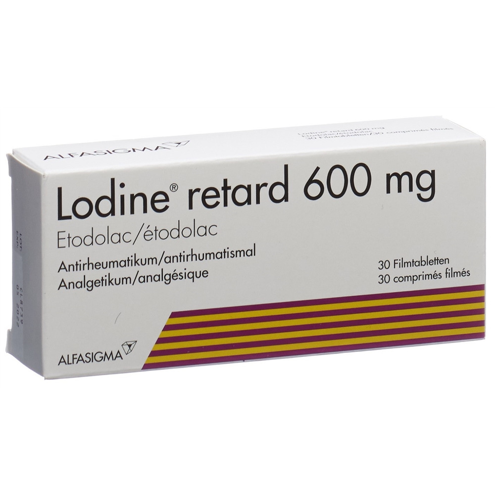 LODINE retard 600 mg, image principale