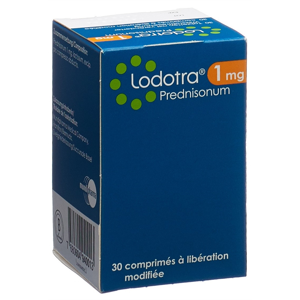 LODOTRA cpr ret 1 mg bte 30 pce, image 2 sur 2