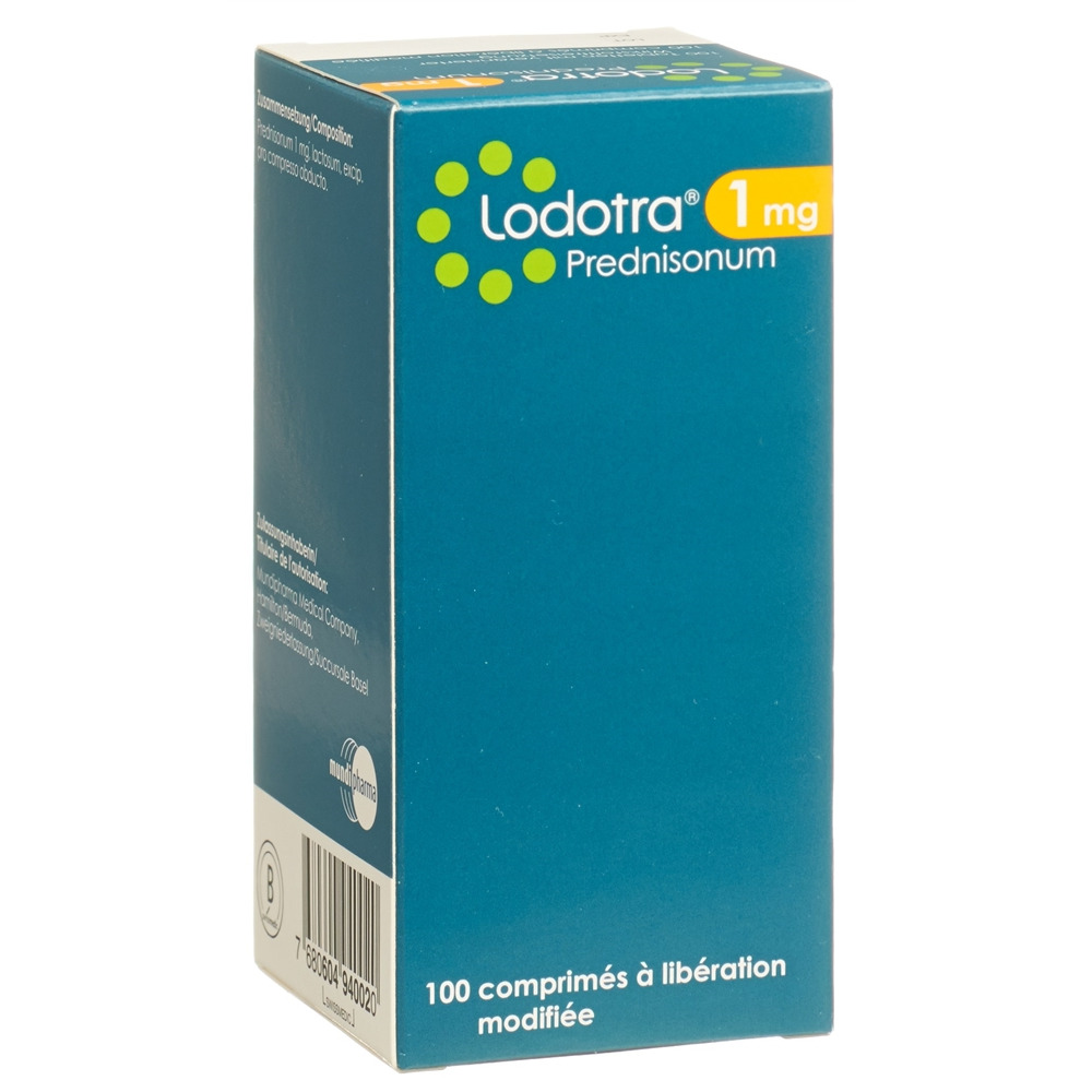 LODOTRA Ret Tabl 1 mg Ds 100 Stk, Bild 2 von 2