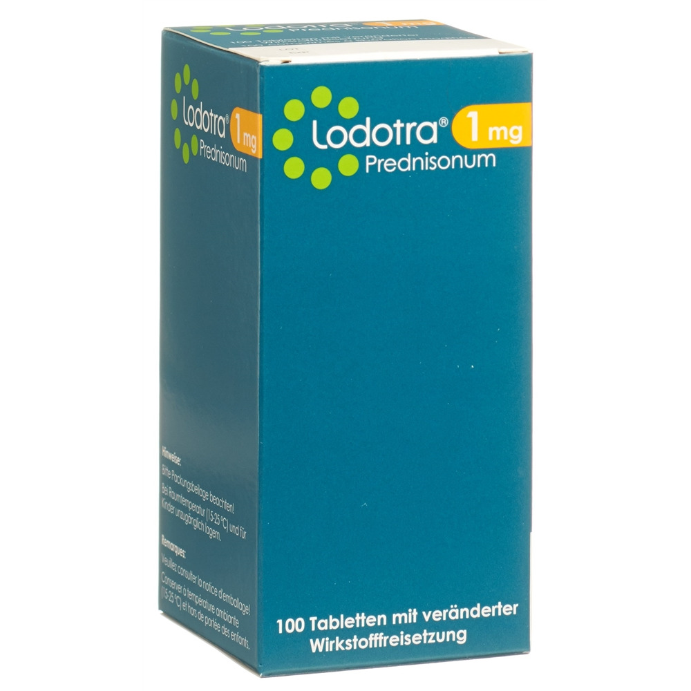 LODOTRA Ret Tabl 1 mg Ds 100 Stk, Hauptbild