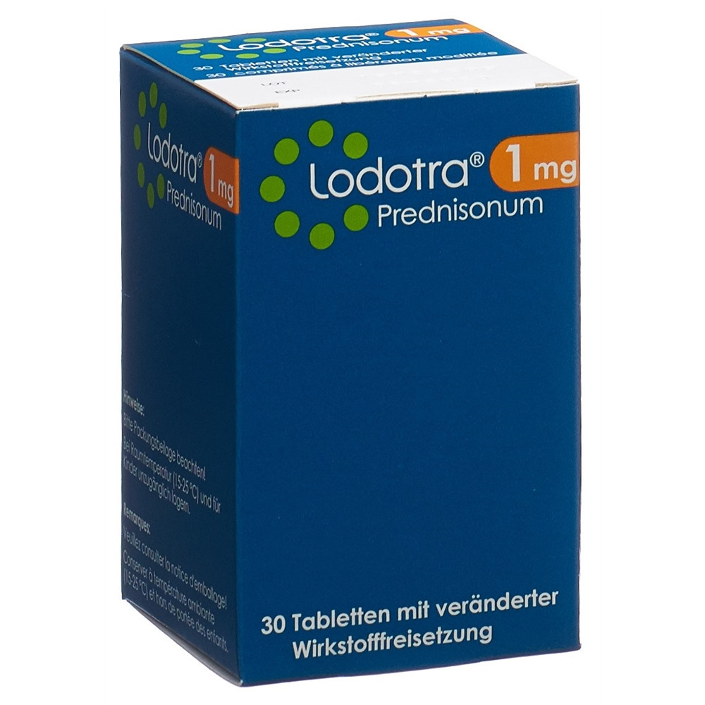 LODOTRA Ret Tabl 1 mg Ds 30 Stk, Hauptbild