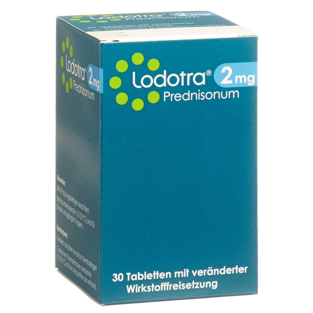 LODOTRA Ret Tabl 2 mg Ds 30 Stk, Hauptbild